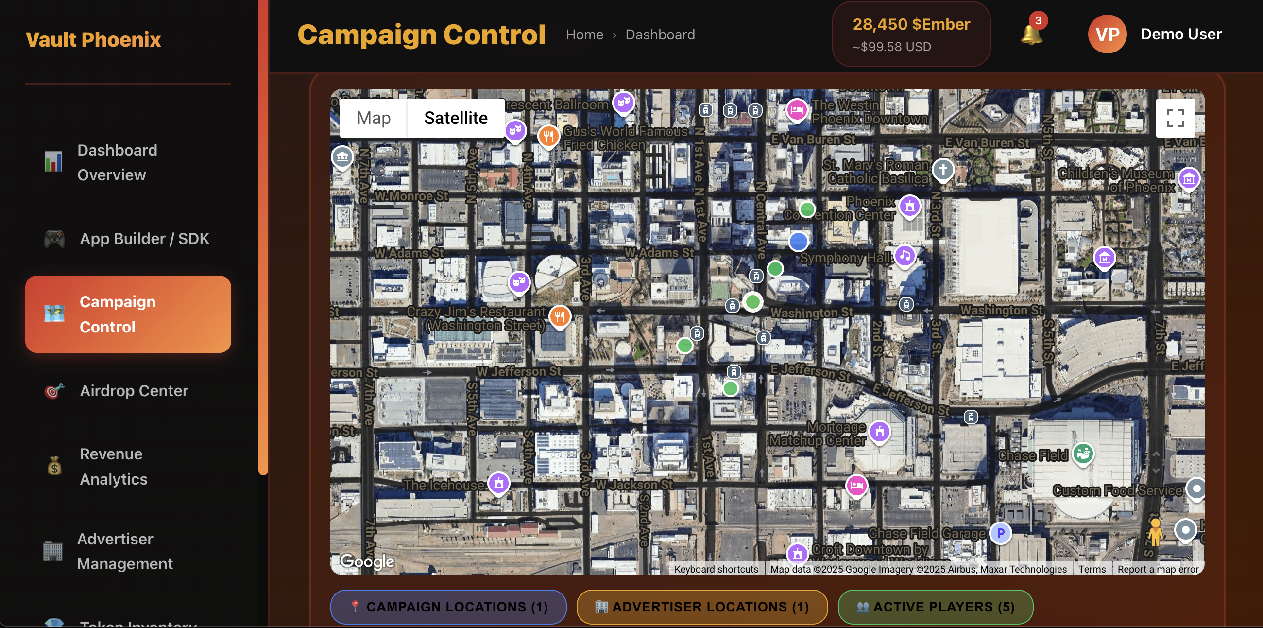 Campaign Control dashboard